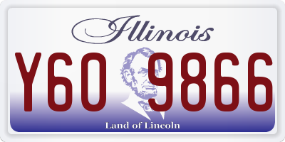 IL license plate Y609866