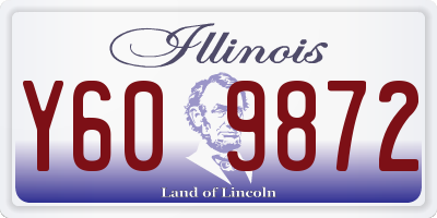 IL license plate Y609872