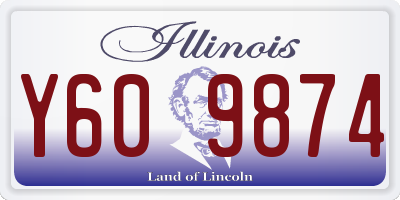 IL license plate Y609874