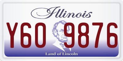 IL license plate Y609876