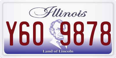 IL license plate Y609878