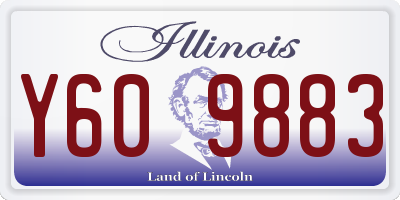 IL license plate Y609883