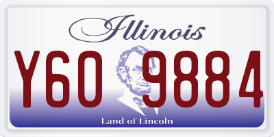 IL license plate Y609884
