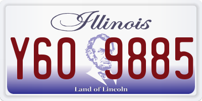 IL license plate Y609885