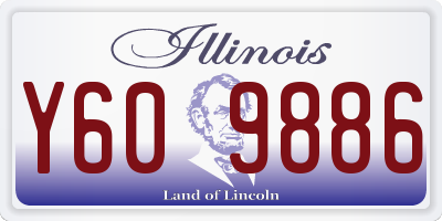 IL license plate Y609886