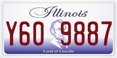IL license plate Y609887