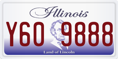 IL license plate Y609888