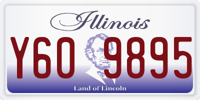 IL license plate Y609895