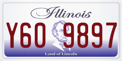IL license plate Y609897