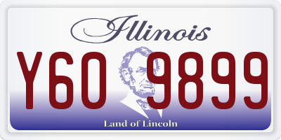 IL license plate Y609899