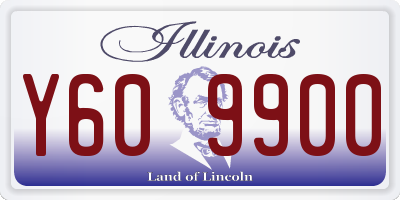 IL license plate Y609900
