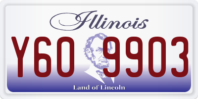IL license plate Y609903