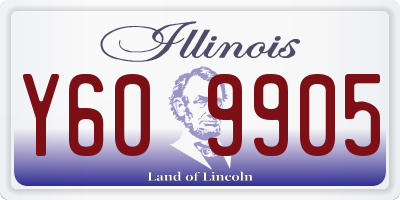 IL license plate Y609905