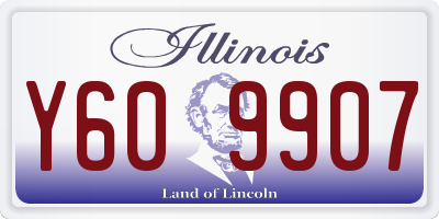 IL license plate Y609907