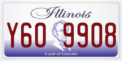 IL license plate Y609908