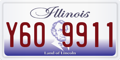 IL license plate Y609911
