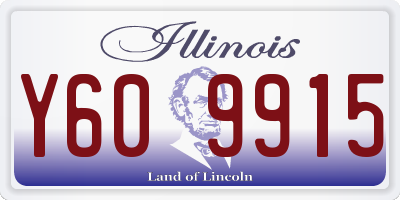 IL license plate Y609915