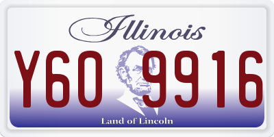IL license plate Y609916