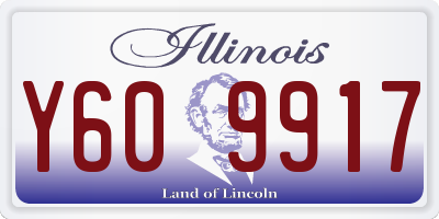 IL license plate Y609917
