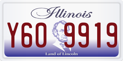 IL license plate Y609919