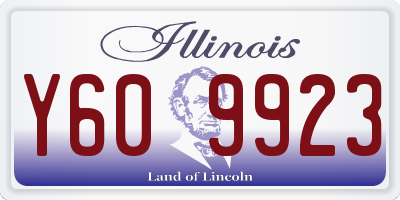 IL license plate Y609923