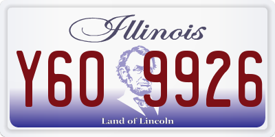 IL license plate Y609926