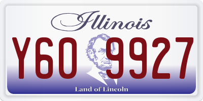 IL license plate Y609927