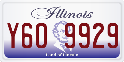 IL license plate Y609929