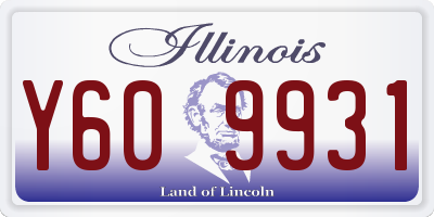 IL license plate Y609931