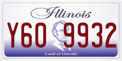 IL license plate Y609932