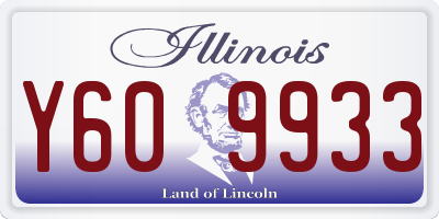 IL license plate Y609933