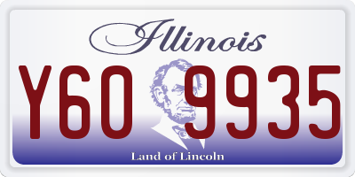 IL license plate Y609935