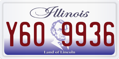 IL license plate Y609936