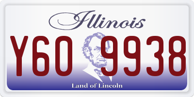 IL license plate Y609938