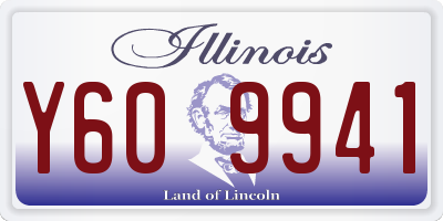 IL license plate Y609941