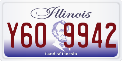 IL license plate Y609942