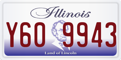 IL license plate Y609943