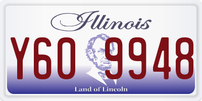 IL license plate Y609948