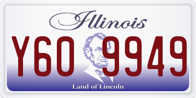 IL license plate Y609949