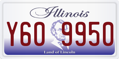 IL license plate Y609950