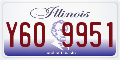 IL license plate Y609951