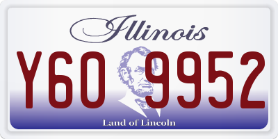 IL license plate Y609952