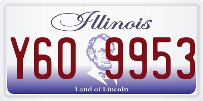 IL license plate Y609953