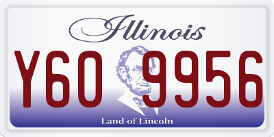 IL license plate Y609956