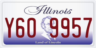 IL license plate Y609957