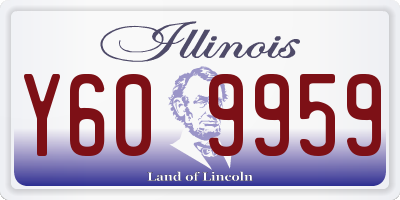 IL license plate Y609959
