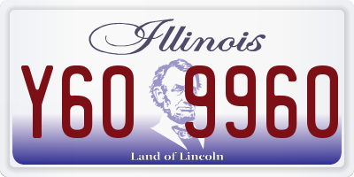 IL license plate Y609960