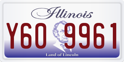 IL license plate Y609961