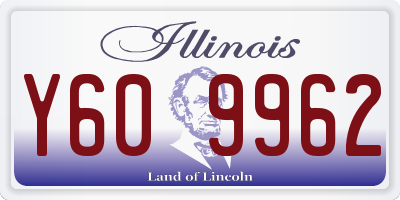 IL license plate Y609962