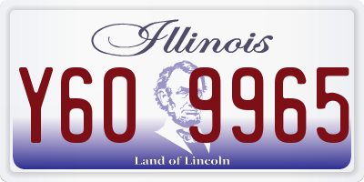 IL license plate Y609965